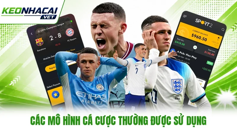 Các mô hình cá cược thường được sử dụng Các mô hình cá cược thường được sử dụng